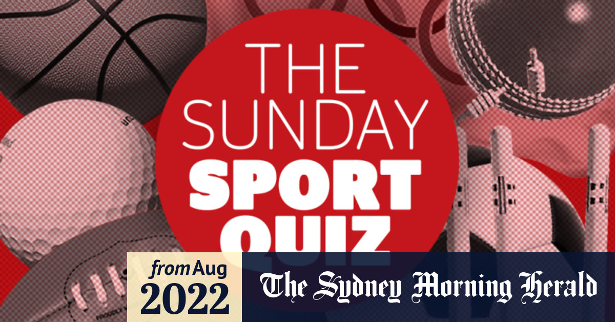 The Sunday Sport Quiz general knowledge questions about sport
